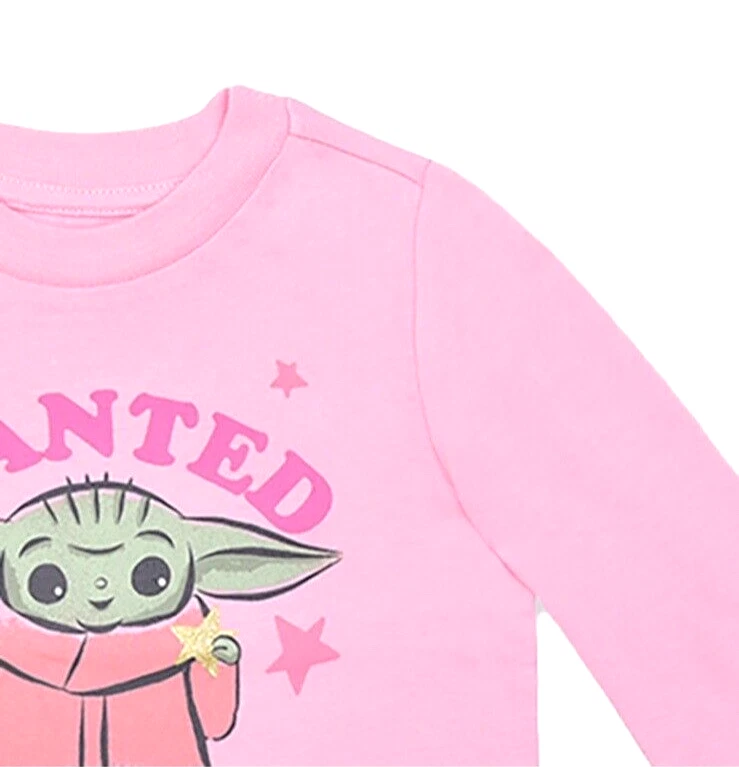 Camiseta rosa manga larga gráfica de bebé Yoda Star Wars 6M para niñas Rookie Dokie nueva con etiquetas Foto 2 de 2