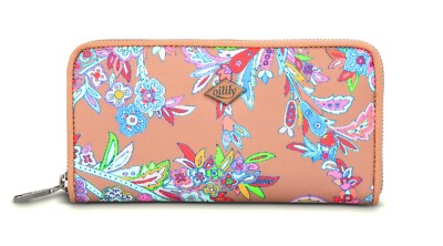 Oilily Flower Festival L Zip Wallet Sand Beach, Damen-Geldbörse Portemonnaie