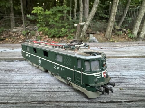 Fleischmann 1334 DUAL Pantograhs elektrische SBB CFF Schweizer Eisenbahn Lokomotive Spur HO