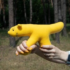 Hand Banana Plush Aqua Teen Hunger Force inspired - Handmade Banana Soft Toy