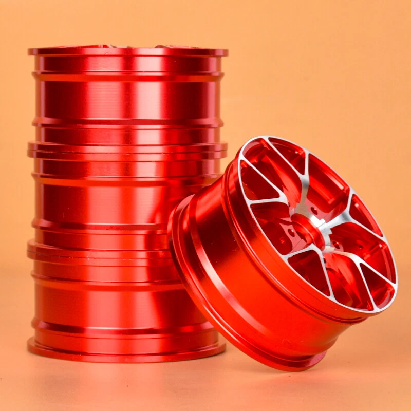 1/10 Onroad Drift Rc Car Aluminium Wheels Rims For Traxxas 4tec Kyosho Fazer - Image 2 of 4