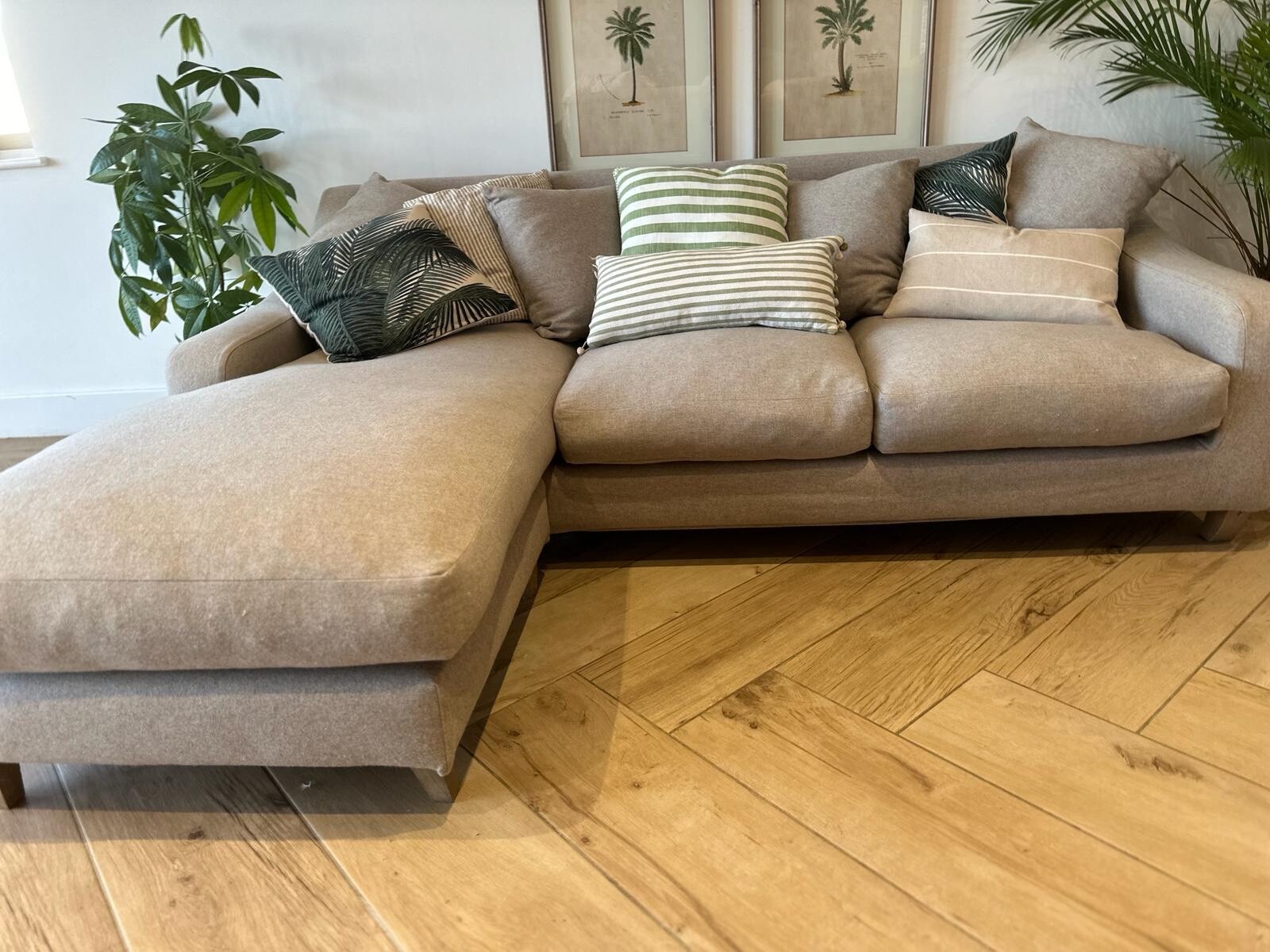 LOAF Oscar Chaise Corner Sofa Grey eBay