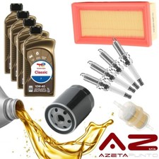 kit tagliando fiat panda 141 4x4 olio motore 10w40 benzina filtro aria candele
