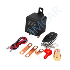 Dual Remote Control Car Battery Disconnect Relay Switch Kill Cut Off Isolator
