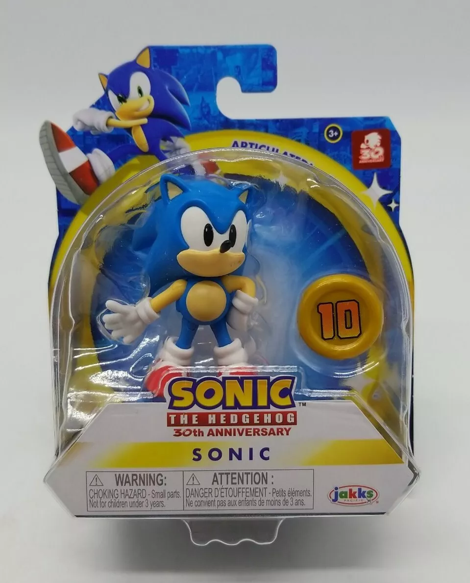 SONIC THE HEDGEHOG ACTION FIGURE Sonic 30th ANNIVERSARY