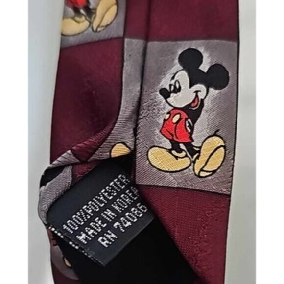 Vintage Disney Unlimited Mickey Mouse Tie Classic 57.5