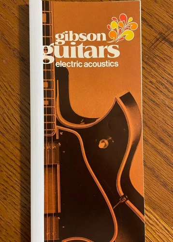 Vintage REPLICA 1970 Gibson Electric Acoustic Guitar 10 page Catalog VERY RARE 