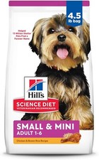 Hill's Science Diet Small Mini, Dry Dog Food Chicken Brown Rice 4.5 lb Bag