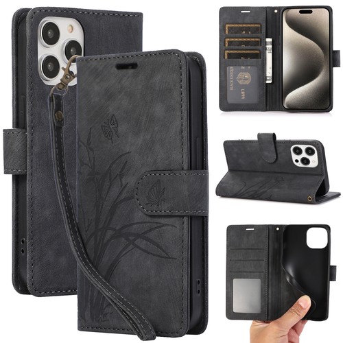 For iPhone 16 15 14 13 12 11 Pro Max Leather Women Wallet Flip Case Stand Cover - Picture 13 of 68