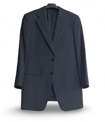 Giorgio Armani Collezioni Jacket Suit Striped Vintage Size 50 EU 