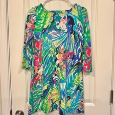 Lilly Pulitzer Ophelia Swing Dress Multi Purrfect Size XS