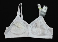 Bali Intimates Women's Classic Support Lace Wireless Bra EJ3 White Size 36B NWT