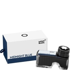 Montblanc 60ml Midnight Blue Ink Bottle Refills for Fountain Pens