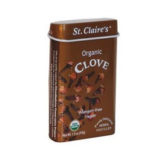 St. Claire's, Pastilles À La Clou De Girofle Bio, 1.5 Oz