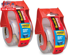 Scotch Heavy Duty Packaging Tape, 2 Inches X 800 Inches, Clear - 2 Count