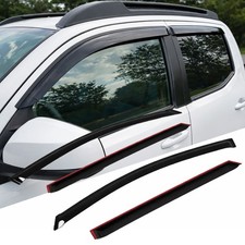 For 2001-2006 Mitsubishi Montero Pajero Tape-on Visor Rain Guard Sun Shade 4pcs