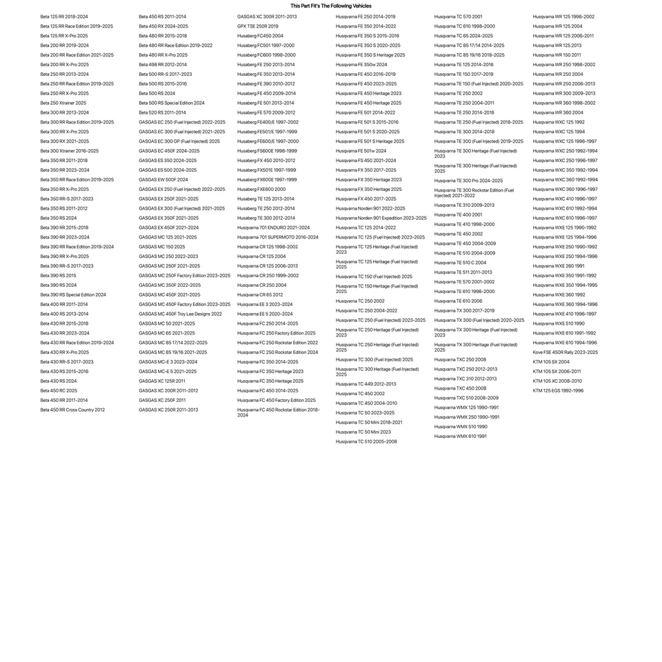 Primary Drive Sprocket Bolt and Nut Kit For HUSQVARNA WMX 510 1990 Foto 3 de 3