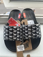 Nike Victori One Slide Print Men UK Size 6/EU 40 Black-White