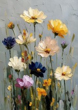 Diamond Art Kits for Adults-Flower Full Drill Diamond Dots Paintings for Begi...