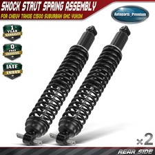 2x Rear Shock Absorber With Coil Spring Load Adjusting For Chevy Tahoe Gmc Yukon