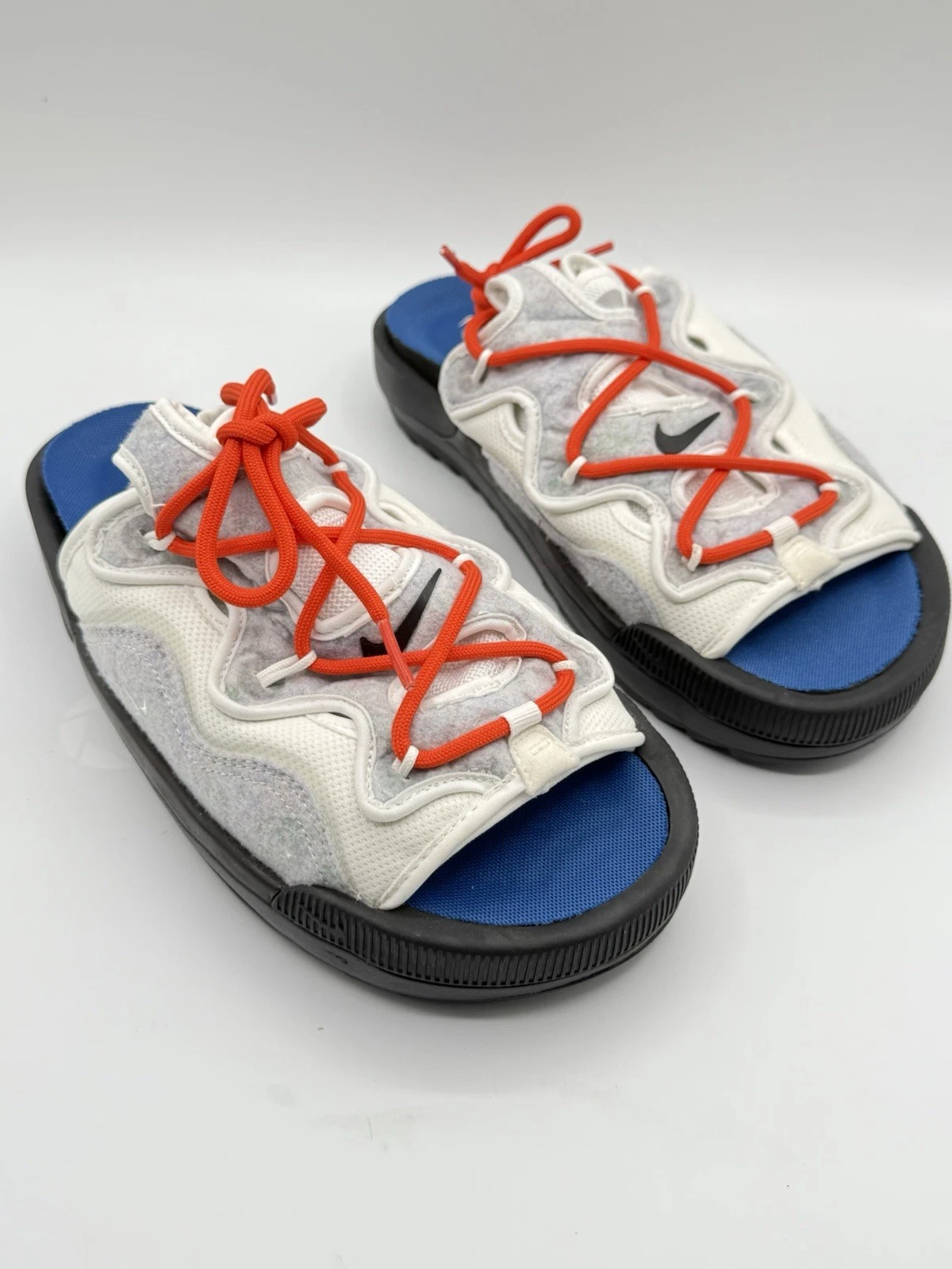 Rare slide Nike Offline 2.0 Summit bianche platform taglia 8.5 da uomo