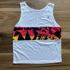 Vintage Tank Top Womens Athletic Geometric