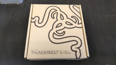 New Razer Thunderbolt 4 Docking Station 10 Ports Dual 4K  8K Output Black Chroma