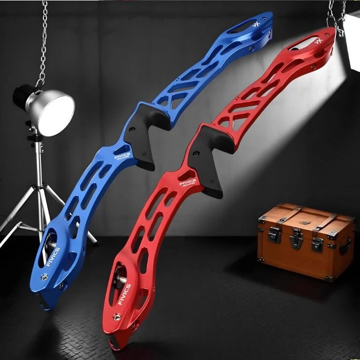 25'' Recurve Bow Riser FIVICS  Aluminum Wooden CNC Grip Shooting Archery RH LH  - Image 2 of 4