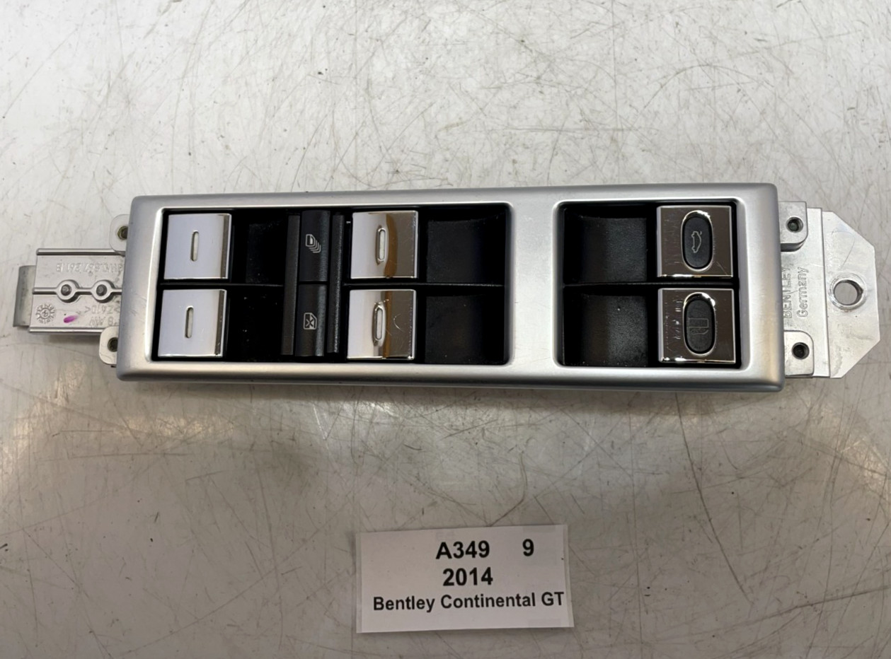 ✅ 2012-2018 OEM Bentley Continental GT GTC Left Driver Master Window Switch