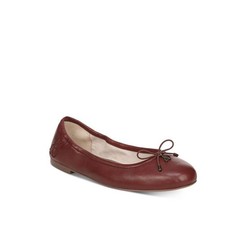 Sam Edelman Felicia New Burgandy Leather Ballet Flats New 