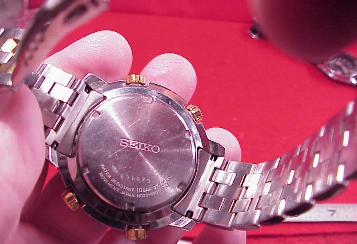 45MM Seiko Sky World Timer PROFESSIONAL 100M Quartz Watch H023