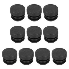 10 PCS Black Round Plastic Hole Plugs, 19mm 3/4" OD