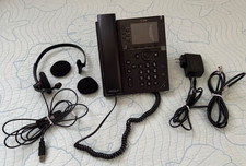 Poly VVX 350 Business Office IP Phone Speakerphone 6 Line Desktop w/ headset
