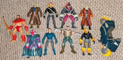 Ghost Rider Toy Biz Figure Lot 1995 Blackout Exploding Motorcycle Blaze Zarathos