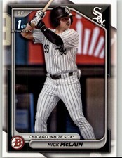 2024 Bowman Draft Nick McLain #BD-14 Chicago White Sox