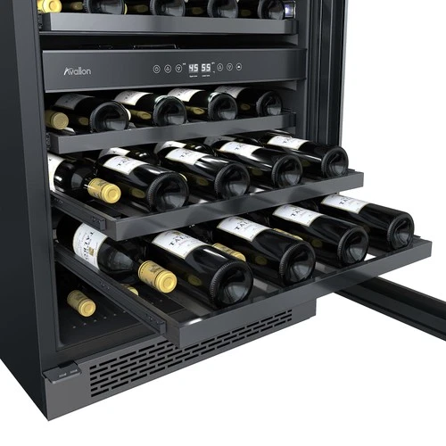 Avallon AWC242DZRH 24"W 45 Bottle Capacity Dual Zone Wine Cooler - Stainless - Picture 4 of 12