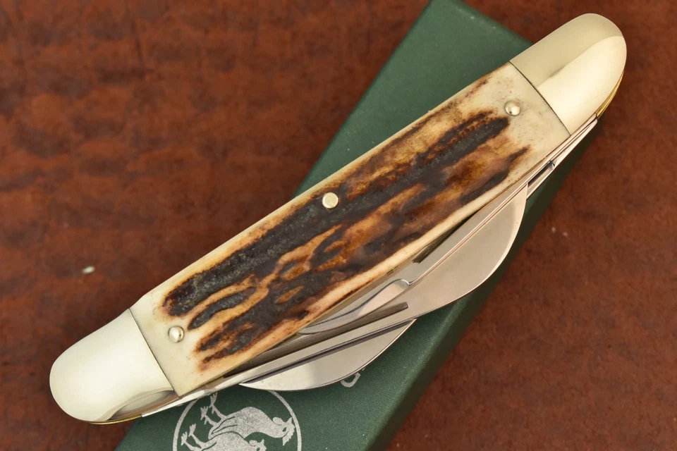 CUCHILLO DE CONGRESO JUMBO CIERVO SOLINGEN ALEMANIA CUBIERTOS BERTRAM GALLINA Y GALLO (25826) Foto 3 de 4