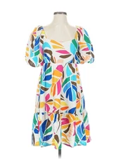 Tabitha Brown for Target Women White Casual Dress S