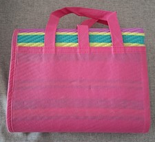 Tappetino da spiaggia, rosa-giallo-verde, 91x180 cm, nuovo