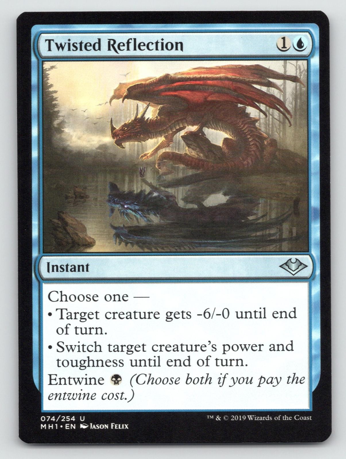 Twisted Reflection 74 Uncommon Modern Horizons Magic: The Gathering Near Mint
