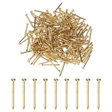 200 St&uuml;ck kleine Messingn&auml;gel, 1,5 mm x 20 mm f&uuml;r Hardware mit Rundkopf