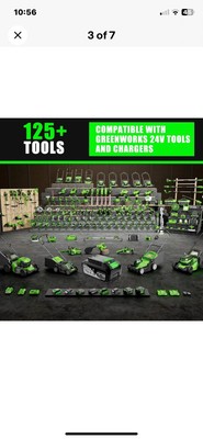 2 Battery FOR Greenworks 24V 29842 29852 BAG709...