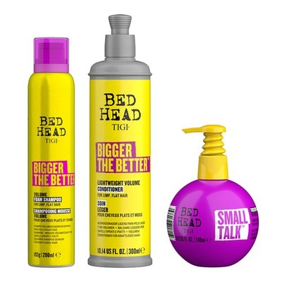 Tigi Bead Hed Kit Volumen Bigger Shampoo 200Ml + Conditioner 300Ml + Small Talk