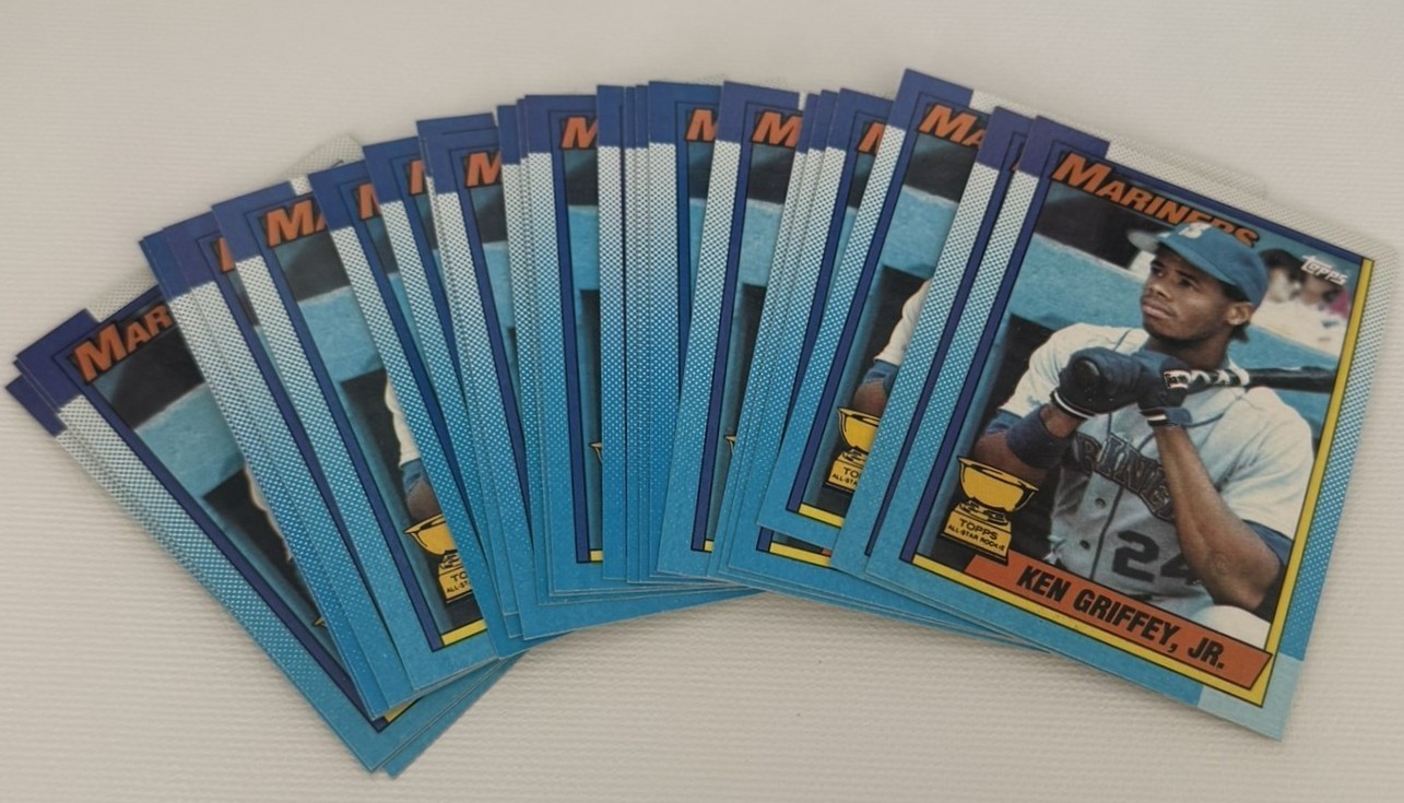 (25) 1990 Topps Ken Griffey Jr Rookie Cup 25 Card Lot NMMint