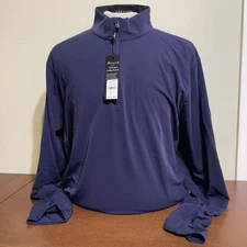 Greyson Tate Mens XL Maltese Blue 1/4 Zip Golf Pullover New Nwt