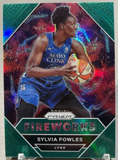 2021 Panini Prizm WNBA Sylvia Fowles Fireworks Green Prizm #4 Minnesota Lynx