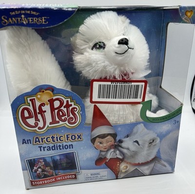 Elf on the Shelf Elf Pets Arctic Fox & Storybook an Arctic Fox Tradition - New