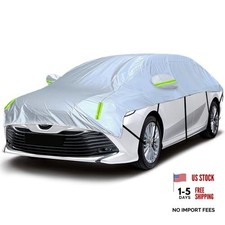 Half Car Cover Top All Weather, Universial Car Cover Outdoor Indoor for