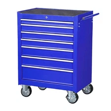 7Drawer Rolling Tool Chest with Locking System  27x18x31 In Tool Storage Cabinet