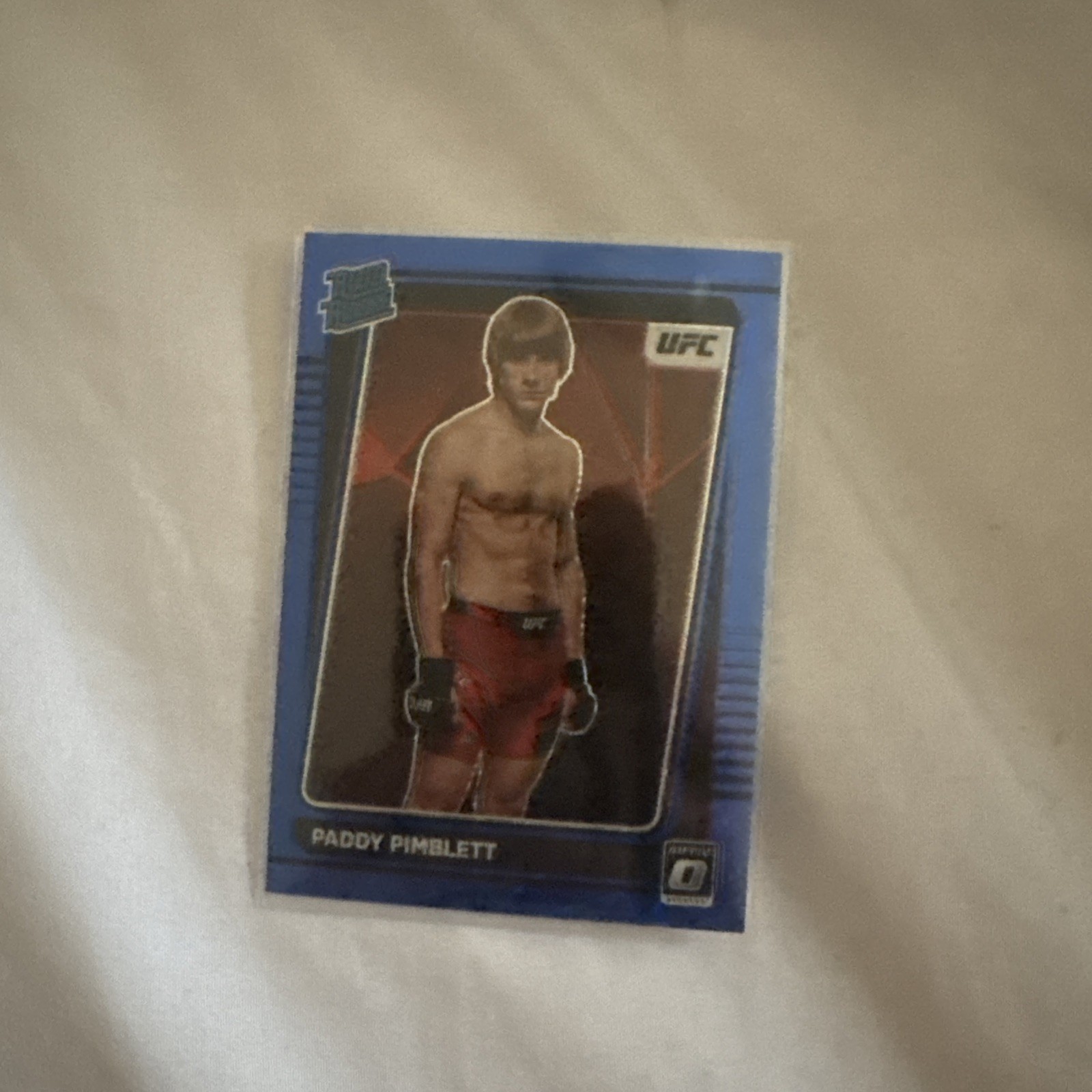 2022 Panini Optic UFC - Rated Rookie Paddy Pimblett #103 Blue Velocity (RC)